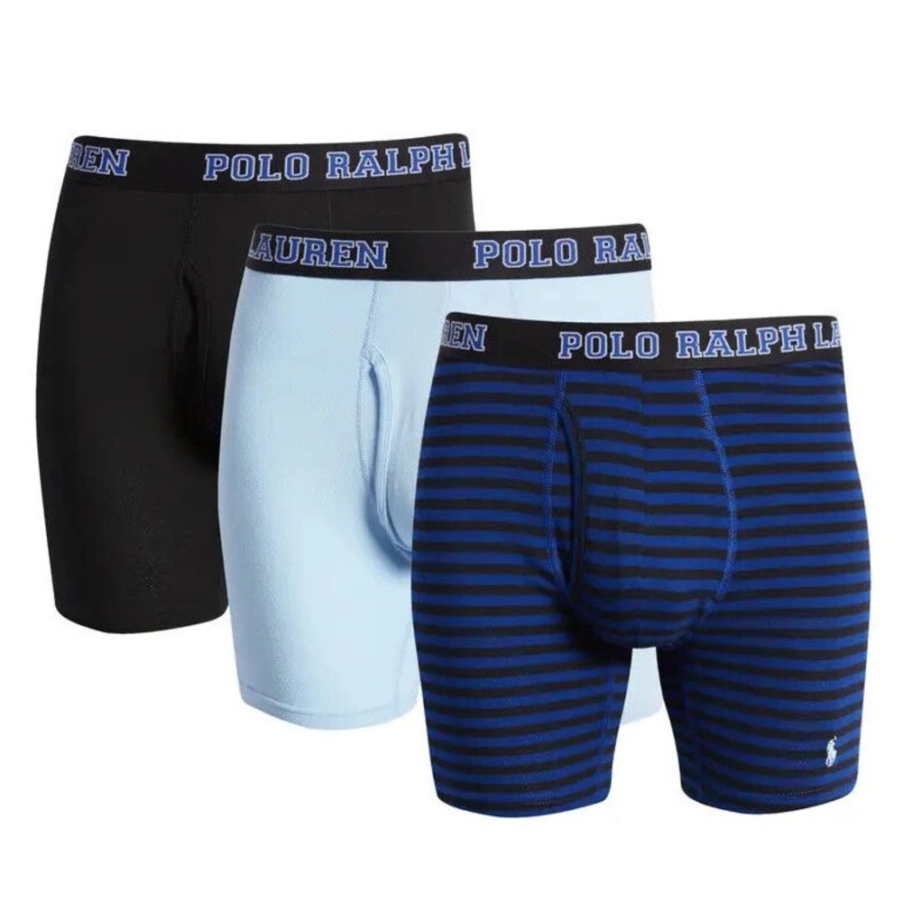 Polo Ralph Lauren 3-Pack Stretch Mesh Classic Boxer Briefs Mens Size SMALL 28-30